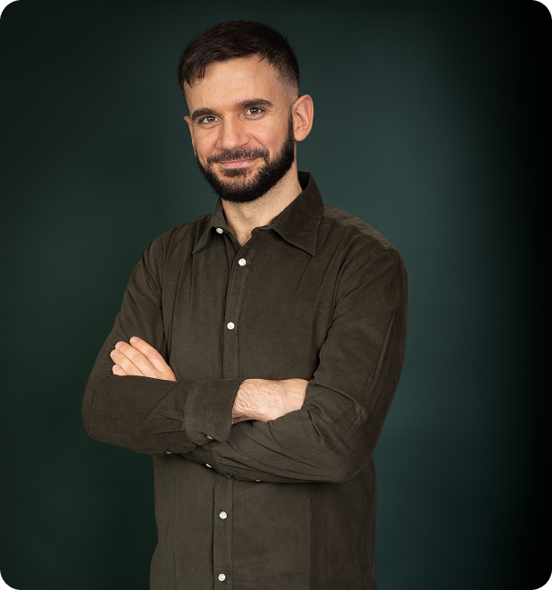 Ritratto di Manuel, co-founder di WebTea